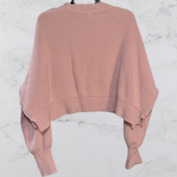 Free People Women's Pink Sweater Size XL - Picture 3 of 3